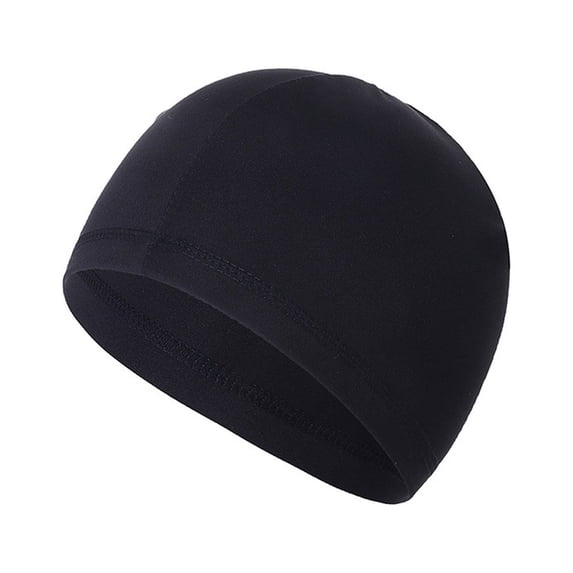 Domzle Cooling Skull Caps for Men Hard Hat Helmet Liner Cycling Cap Running Head Wrap Skull Caps Stretch Workout Outdoor Sports Welding Liners Under Helmets Black