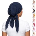 thumbnail image 1 of Domzle Headwear for Women Elegant Pre-tied Turban Headwrap, Soft Stretchy Caps for Hair Loss, Breathable Headscarf for Daily Wear, 1 of 4