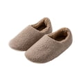 thumbnail image 1 of Domzle House Slippers for Women, Orthopedic Design with Adjustable Arch Support Corduroy Brown, 1 of 3