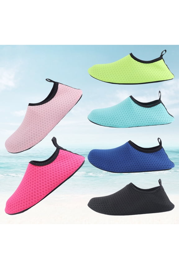 Kids Water Shoes for Boys Girls, Quick Dry Barefoot Aqua Socks for Beach, Swim, Pool Outdoor Sports Socks Shoes Baby Non Slip House Slippers Pink