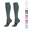 thumbnail image 1 of Domzle Men's Athletic Run Cushion Over-the-Calf Tube Socks Running, Work and Daily Wear. Gray, 1 of 5