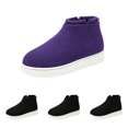 thumbnail image 1 of Domzle Men's Bootie Slippers Memory Foam Indoor House Slippers Ankle Boot House Shoes - Gifts for Men Casual Shoes with Warm for Outdoor Commute Purple, 1 of 9