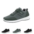 thumbnail image 1 of Domzle Men's Casual Athletic Shoes Non-Slip Safety Casual Comfortable Sneakers for Elderly Strap Closure Outdoor Workout Sneaker Walking and All-Day Comfort Black, 1 of 7