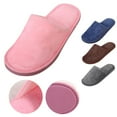 thumbnail image 1 of Domzle Mens House Slippers, Soft Plush Fuzzy Indoor Shoes with Anti-Slip Sole, Comfortable Memory Foam Indoor House Slipper Gray, 1 of 6