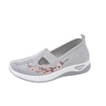 thumbnail image 1 of Domzle Orthopedic Shoes Womens Wide Width Breathable Comfortable Lightweight Slip on Sneakers Non Slip Arch Support 2026 Walking Shoes Gray 42, 1 of 5