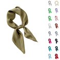 thumbnail image 1 of Domzle Scarf for Women Square Satin Silk Feeling Neck Scarf Handbag Accessories Etc Army Green, 1 of 4