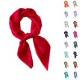 thumbnail image 1 of Domzle Scarf for Women Square Satin Silk Feeling Neck Scarf Handbag Accessories Etc Red, 1 of 4