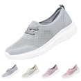 thumbnail image 1 of Domzle Slip On Sneakers Comfortable All-Day Wear, Hands Free Convenience, Womens Walking Shoes with Arch Support, Wide Toe Box Available Pink, 1 of 1