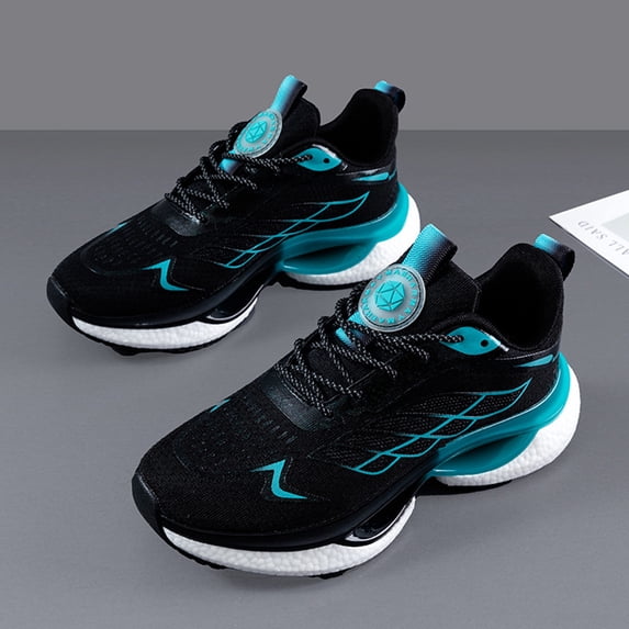 Domzle Sneakers for Men Women Wide Toe Box Supportive Comfort Walking Shoes with Arch Support,Lightweight Breathable Mesh Orthopedic Running Sneakers Cloud Cushion Non-Slip Sole Sport Shoes Black