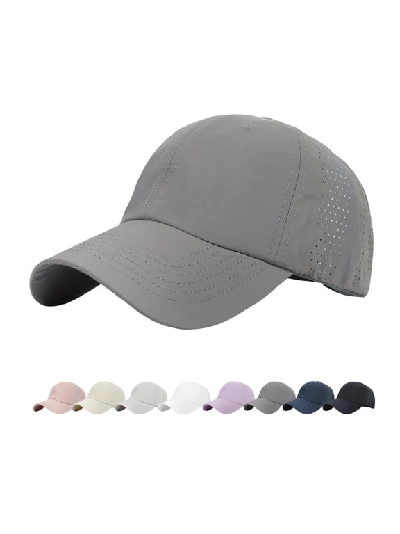 Unisex Baseball Cap Vintage Men Women Hat, Unstructured Hat,Lightweight & Foldable,Breathable Laser Cut Mesh,Adjustable Velcro, Unisex Outdoor Caps Navy