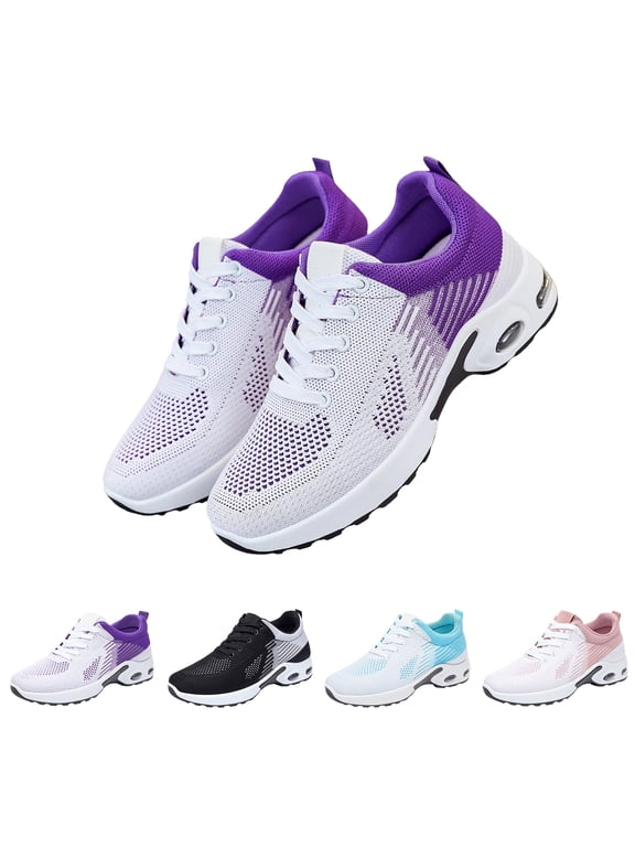 Wide Toe Box Shoes Women Extra Wide Width Sneakers Ultra Light Tennis Gym Workout Sneakers Breathable Walking Shoes with Arch Support Pink