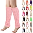 thumbnail image 1 of Domzle Winter Fleece Lined Leg Warmers for Women Warm Long Boot Socks Knit Thick Calf Warmers for Skating Walking Green, 1 of 4