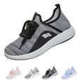 thumbnail image 1 of Domzle Women'S Slip On Walking Shoes Wide Cushion Running Tennis Shoes With Arch Support Insole Nursing Workout Gym Athletic Fashion Sneakers Black 41, 1 of 9