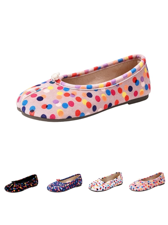 Women Split Toe Ballet Flats Comfort Work Shoes | Wide Width,Camel Toe,Comfort,Casual Shoes,Office,Light Weight,Low Heel,2026 Summer Fall Winter,Slip On