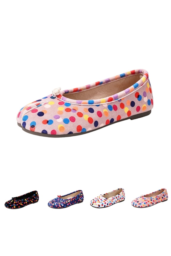 Women Split Toe Ballet Flats Comfort Work Shoes | Wide Width,Comfort,Casual Shoes,Office,Light Weight,Low Heel,2026 Summer Fall Winter