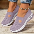 thumbnail image 1 of Domzle Women's Orthopedic Walking Shoes, Comfort Breathable Summer Casual Non Slip Walking Shoes for Nurse Food Service Light Purple 10 Wide, 1 of 4