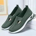 thumbnail image 1 of Domzle Women's Orthopedic Walking Shoes, Comfort Breathable Summer Casual Non Slip Walking Shoes for Nursing Dark Green 39, 1 of 8