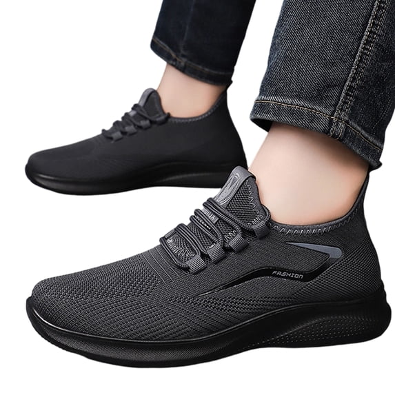 Domzle Women's Walking Shoes Wide Width Cushion Tennis Shoes Wide Toe Box Running Workout Gym Athletic Breathable Fashion Sneakers Comfortable Gray