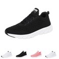 thumbnail image 1 of Domzle Womens Running Shoes Tennis Sneakers Slip on Walking Gym Work Shoe Non Slip | Comfortable Soft丨Lightweight丨Breathable Mesh丨Athletic Workout丨Sports丨Casual Fashion White, 1 of 6