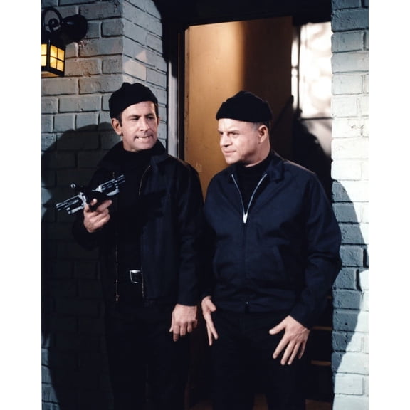 Don Adams 24X36 Classic Hollywood Poster As Maxwell Smart, Agent 86 In Get Smart With Don Rickles