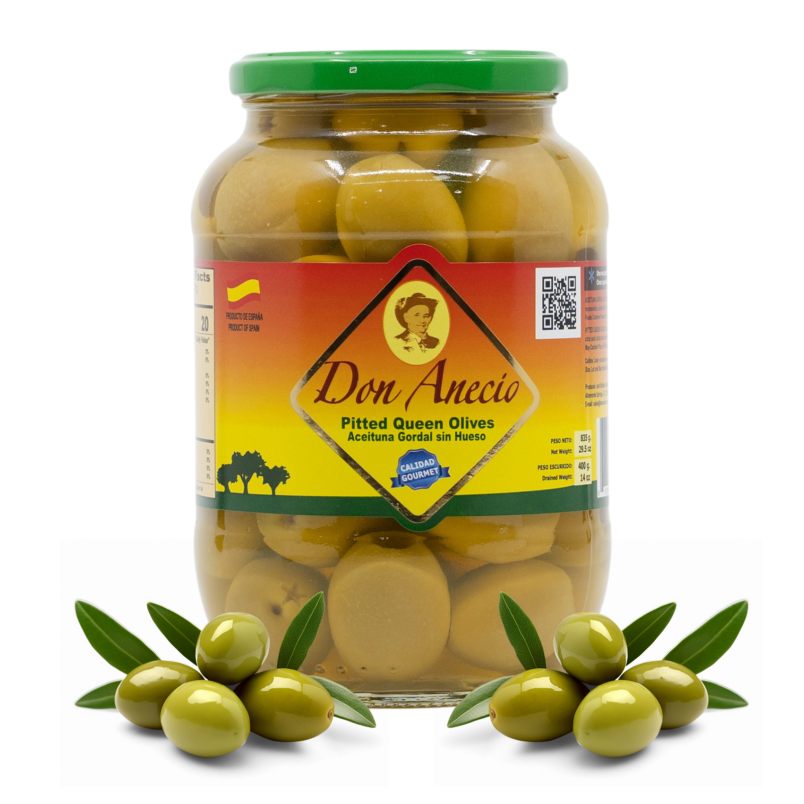 Mario® Pitted Snack Olives with a Hint of Savory Pepper 1.05 oz. Pouch