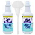 thumbnail image 1 of Don Aslett Johnny Mop & Safety Foam Toilet Bowl Cleaner (Two 32 Oz Bottles) Set | Acidic Detergent and Deodorizer | 14" Handle to Easily Clean Toilet or Shower | Scratch Free Bowl Swab, 1 of 6