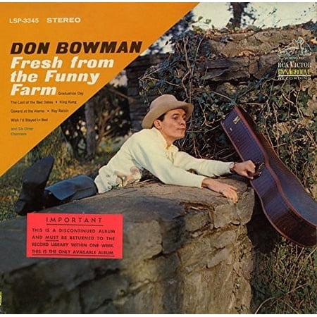 Don Bowman - Fresh From the Funny Farm - Music & Performance - CD