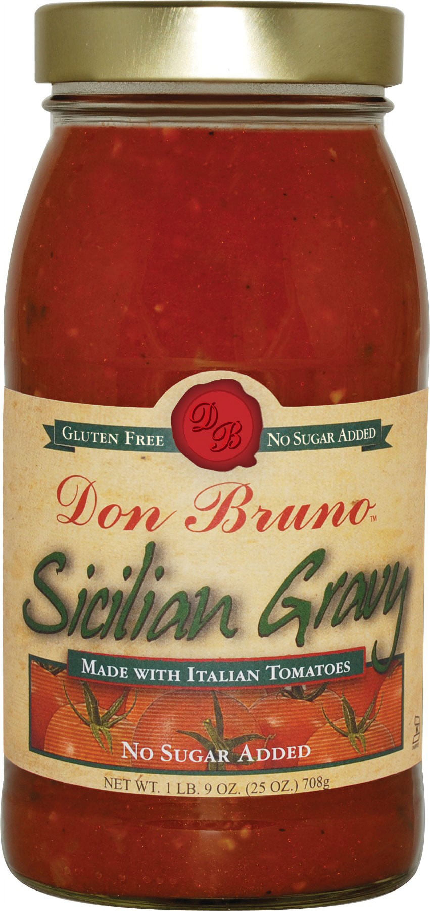 Don Bruno All Natural Sicilian Gravy Pasta Sauce, 25 Oz