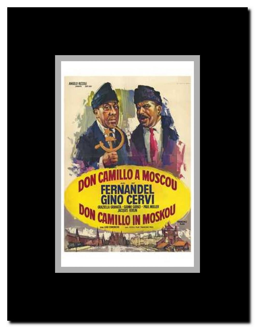 Don Camillo in Moscow Framed Movie Poster
