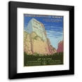 thumbnail image 1 of Don Chester Powell 11x14 Black Modern Framed Museum Art Print Titled - Zion National Park, Ranger Naturalist Service (ca. 1938), 1 of 5