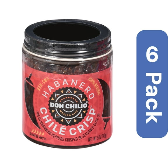 Don Chilio Crispy Habanero Peppers 5 oz (Pack Of 6)