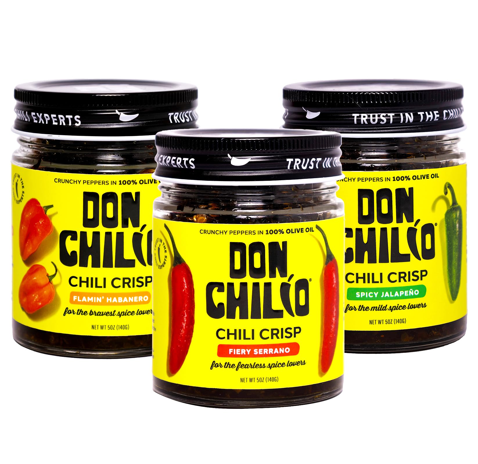Don Chilio Mexican Chile STF9 Crisp Variety Bundle, 5 3 Pack Crunchy