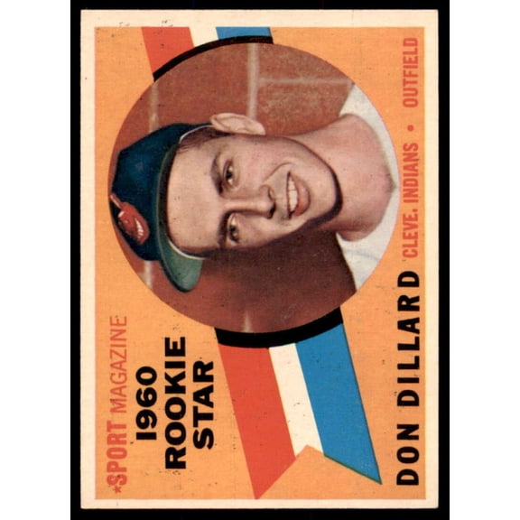 Don Dillard RS Rookie Card 1960 Topps #122