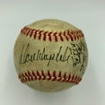 Don Drysdale Mets Broadcasters Signed Baseball With Florida Mayor PSA