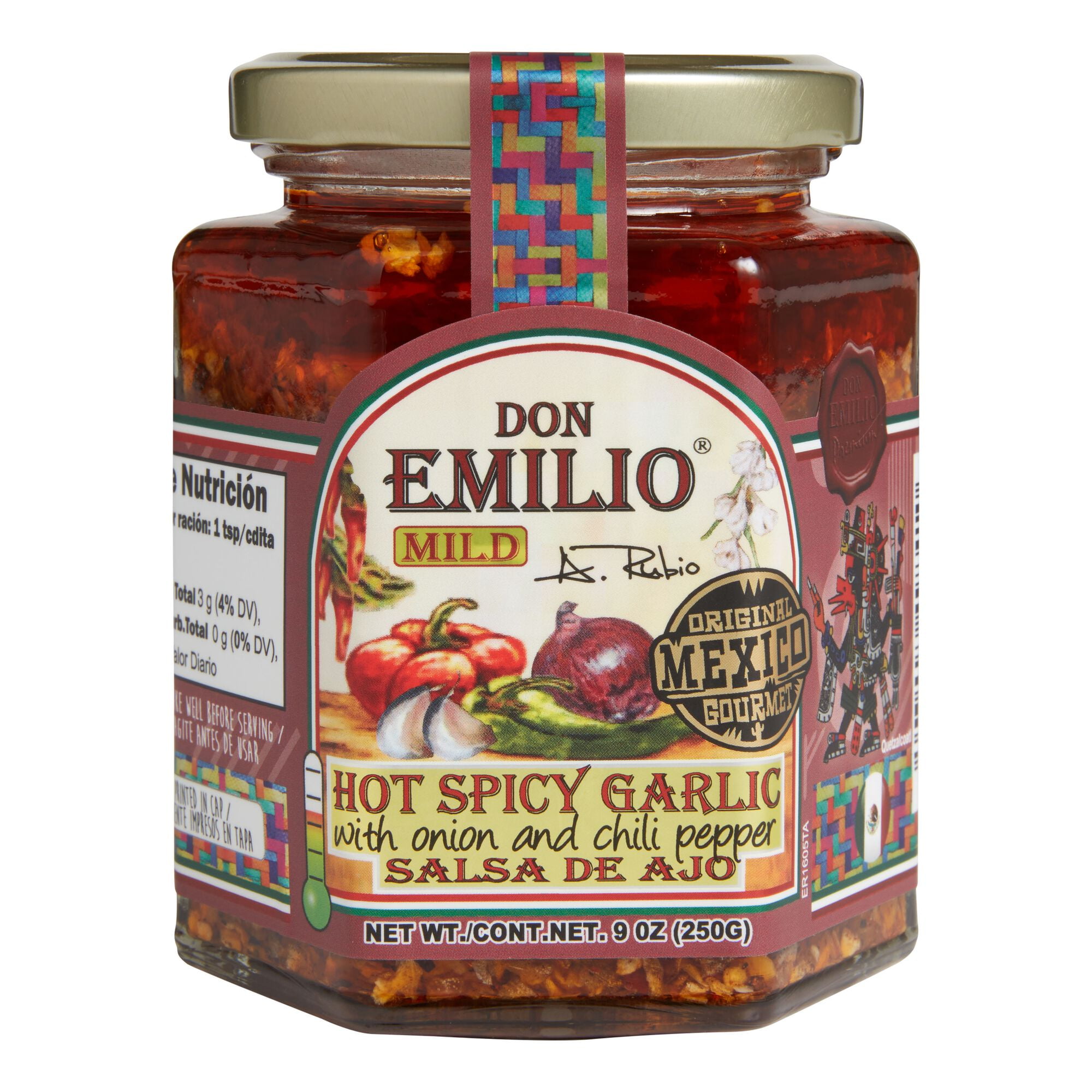 Don Emilio Mild Spicy Garlic Salsa 9 oz Pack of 2
