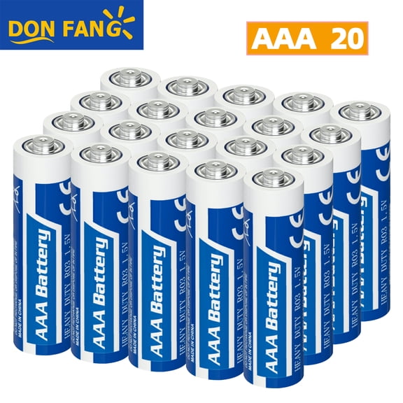 Don Fang AAA Battery 20 Pack, Dual A Battery 1.5V R6P, Suitable for Home and Electronic Devices, 10-year Shelf Life