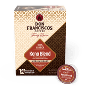 Don Francisco's Kona Blend Medium Roast K-Cup Coffee Pods, 24 Count, Compatible with Keurig Brewers, Recyclable Through TerraCycle