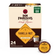 Don Francisco's Coffee Vanilla Nut Flavored Medium Roast K-Cup Compatible Coffee Pods, 24 Ct