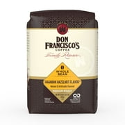 Don Francisco's Premium Hawaiian Hazelnut Medium Whole Bean Coffee - 100% Arabica Beans, Perfect for Drip, Pour Over, and French Press - Carefully Sourced, Family-Crafted Since 1870 (20 oz Bag)
