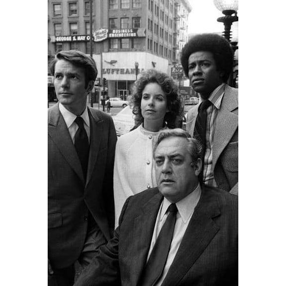 Don Galloway and Elizabeth Baur and Don Mitchell and Raymond Burr in Ironside 24x36 Poster