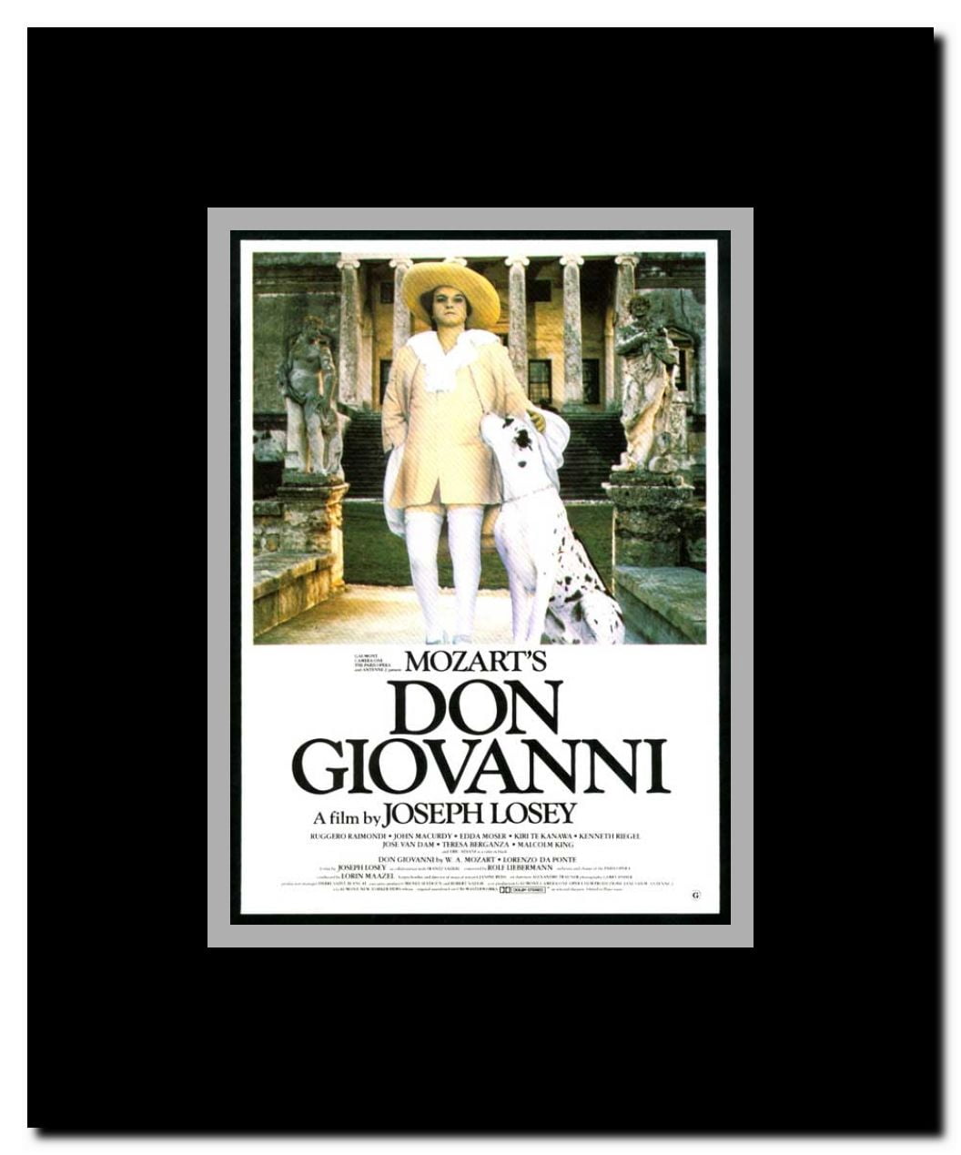 Don Giovanni Framed Movie Poster