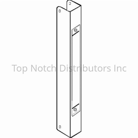 Don-Jo 504FES Mortise Lock Wrap Around Plate for 86 Cut Out - Stainless Steel Finish