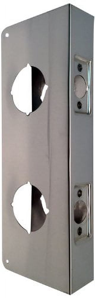 Don-Jo Classic Wrap-Around Plate – Stainless Steel, Polished Brass Finish, Pack Of 10