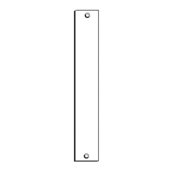 Don-Jo EF86PC 1-1/4" x 8" 86 Cut Out Filler Plate Prime Coat Finish