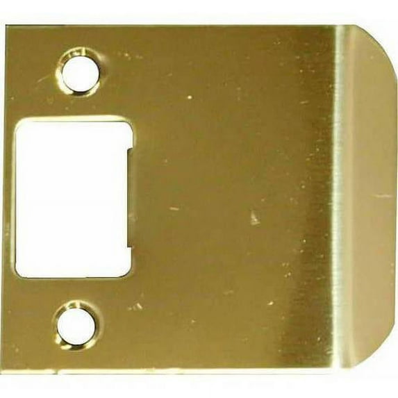 Don-Jo EL1753 2-1/4" Full Lip Strike with 1-3/4" Extended Lip Bright Brass Finish