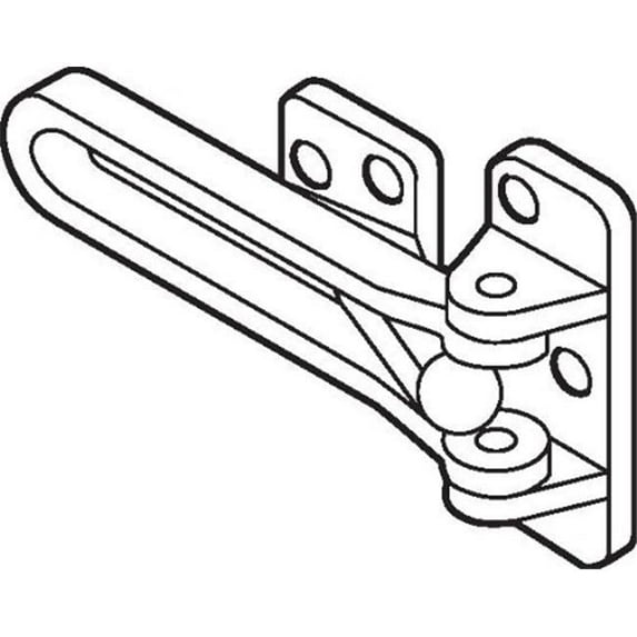 Don-Jo Manufacturing 1603-625 Bright Chrome Aluminum Hotel Door Guard