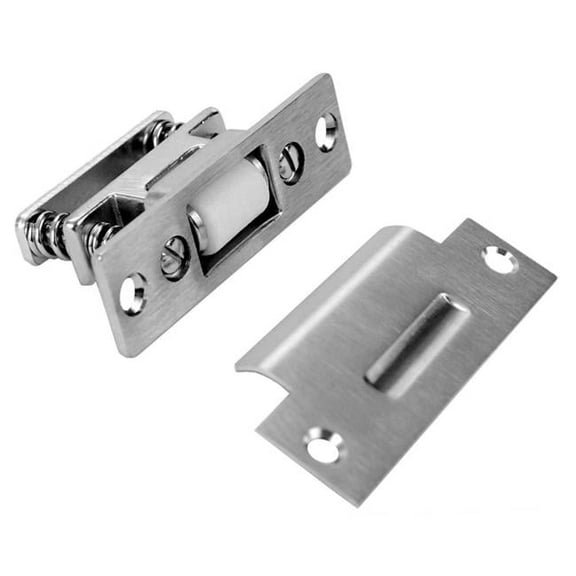 Don-Jo Manufacturing 1704-626 Brushed Chrome Commercial Door Roller Latch