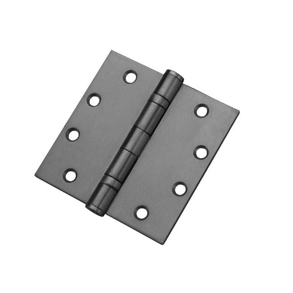 Don-Jo Manufacturing 4.5 x 4.5 in. Brushed Chrome Ball Bearing Hinge - Brushed Chrome - 4.5in. x 4.5in.