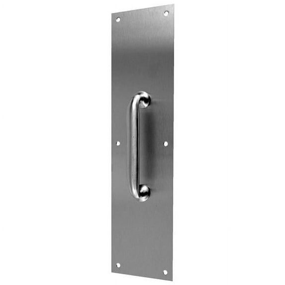 Don-Jo Manufacturing 7031-628 3.5 x 15 in. Aluminum Pull Plate with 8 in. CTC Flat Pull