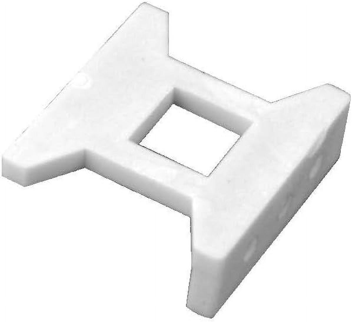 DonJo RG50 Plastic Flush Bolt Guide, White Coated, for Aluminum Door